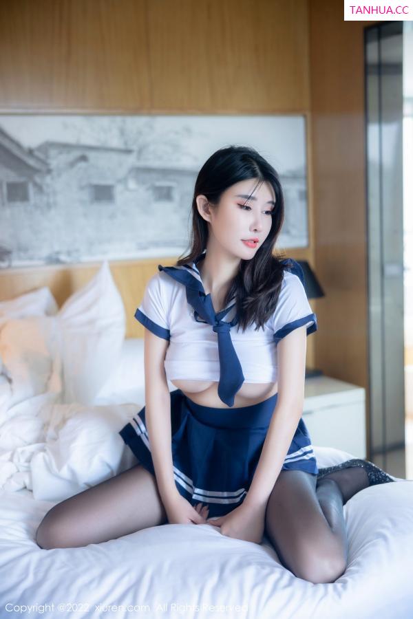 夏沫沫  [XiuRen]高清写真图 2022.11.29 No.5925 夏沫沫tifa 黑丝美腿第46张图片